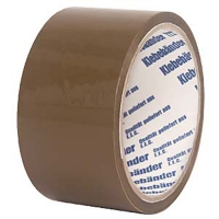 Клейкая лента 50мм/ 63м/45мк коричневая Klebebander